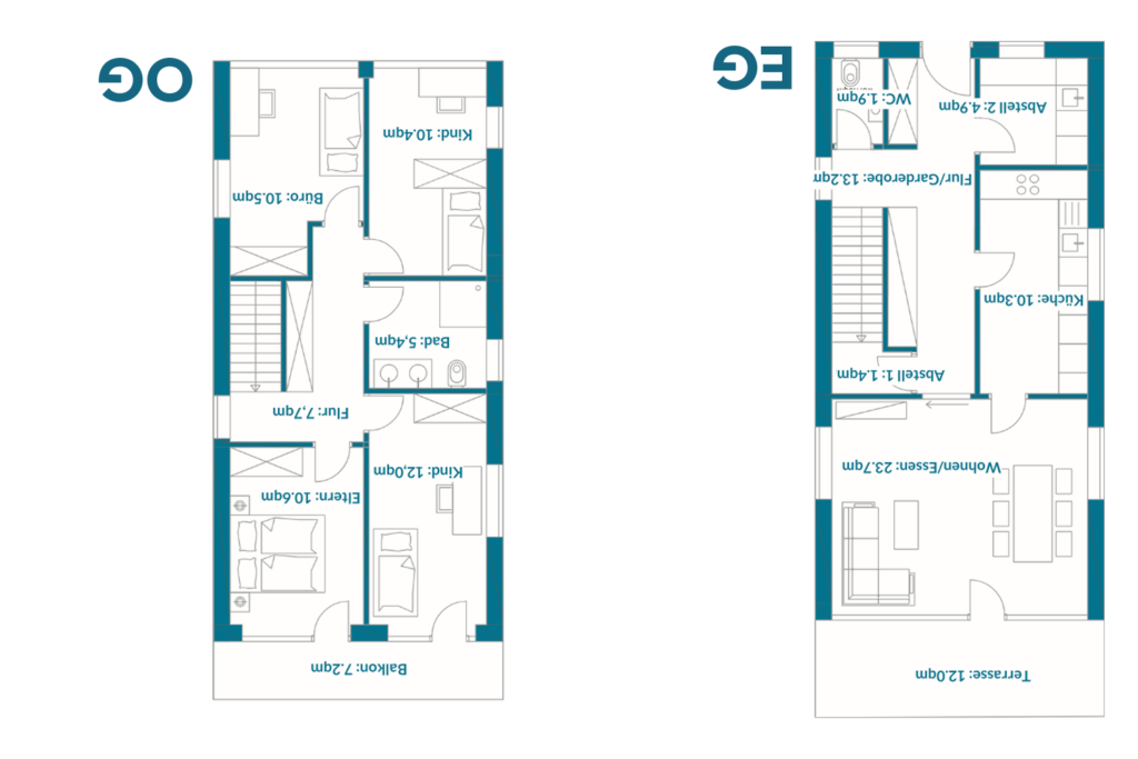 Grundriss Zuhause 122